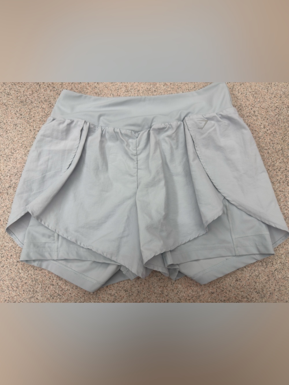 Gymshark Light blue Layered Training Shorts